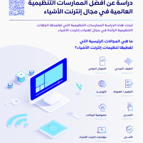 دراسة عن أفضل الممارسات التنظيمية العالمية لإنترنت الأشياء